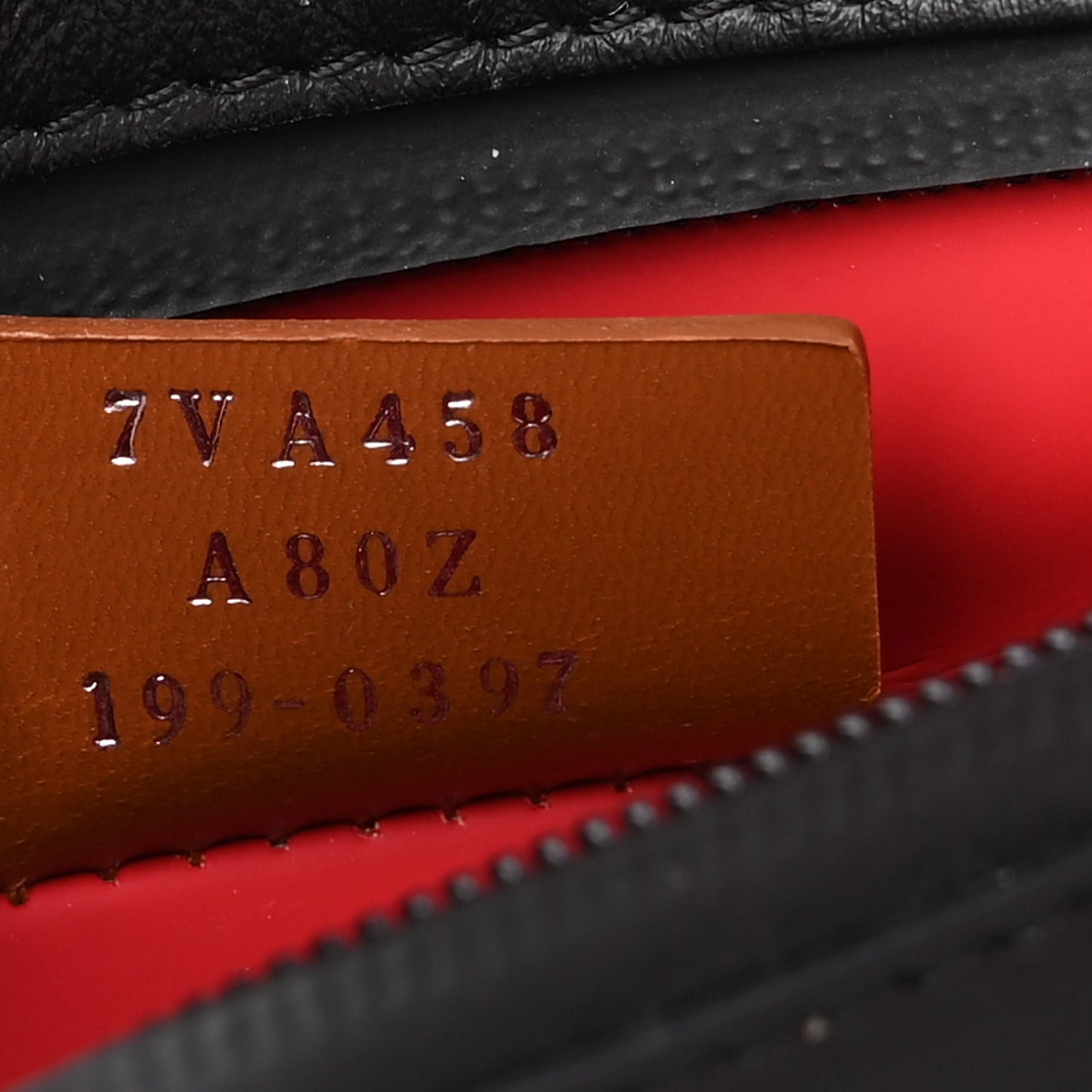 Glazed Fabric Vitello Grace Century FF 1974 Heat Sealed By The Way Messenger Bag Black Rosso