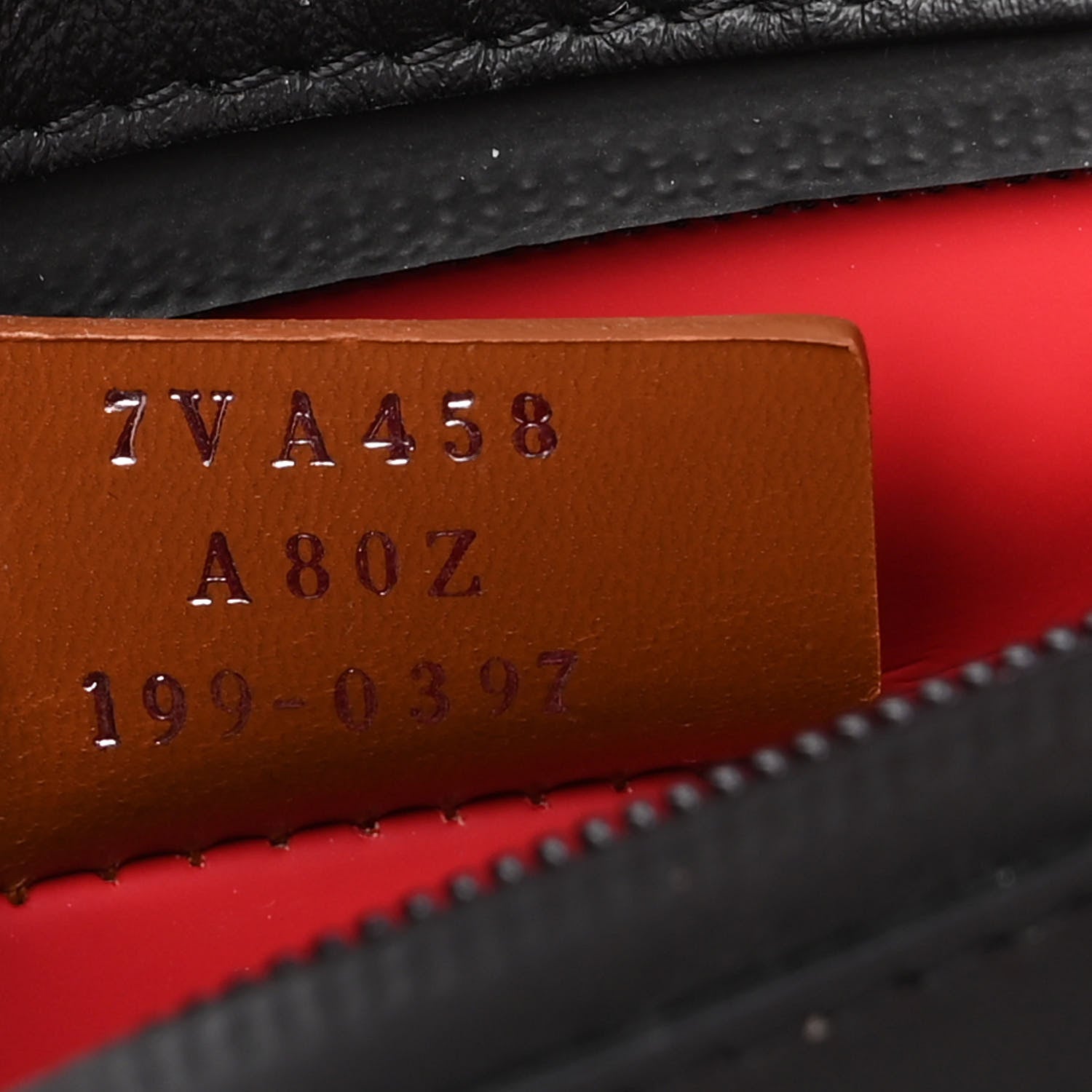 Fendi Glazed Fabric Vitello Grace Century FF 1974 Heat Sealed By The Way Messenger Bag Black Rosso 7 of 11