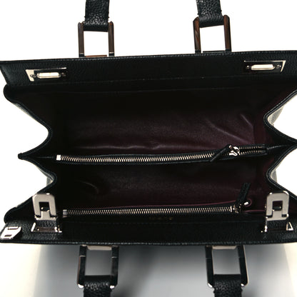 Gucci Grainy Calfskin Small Zumi Top Handle Bag Black 5 of 6