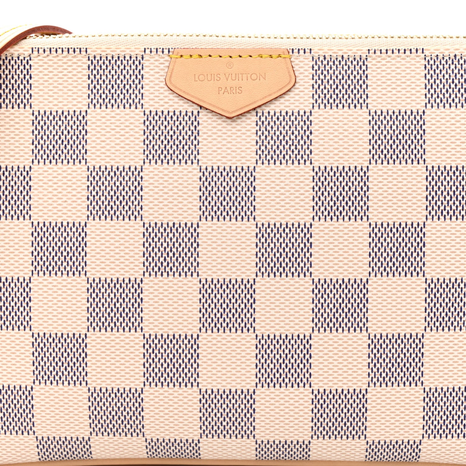 Louis Vuitton Damier Azur Double Zip Pochette 8 of 11