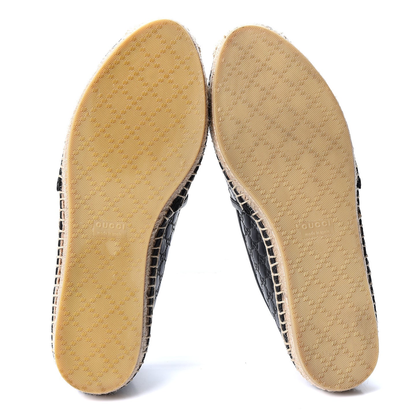 Microguccissima Signature Espadrilles 37 Black