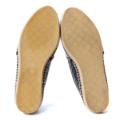 Gucci Microguccissima Signature Espadrilles 37 Black 6 of 10