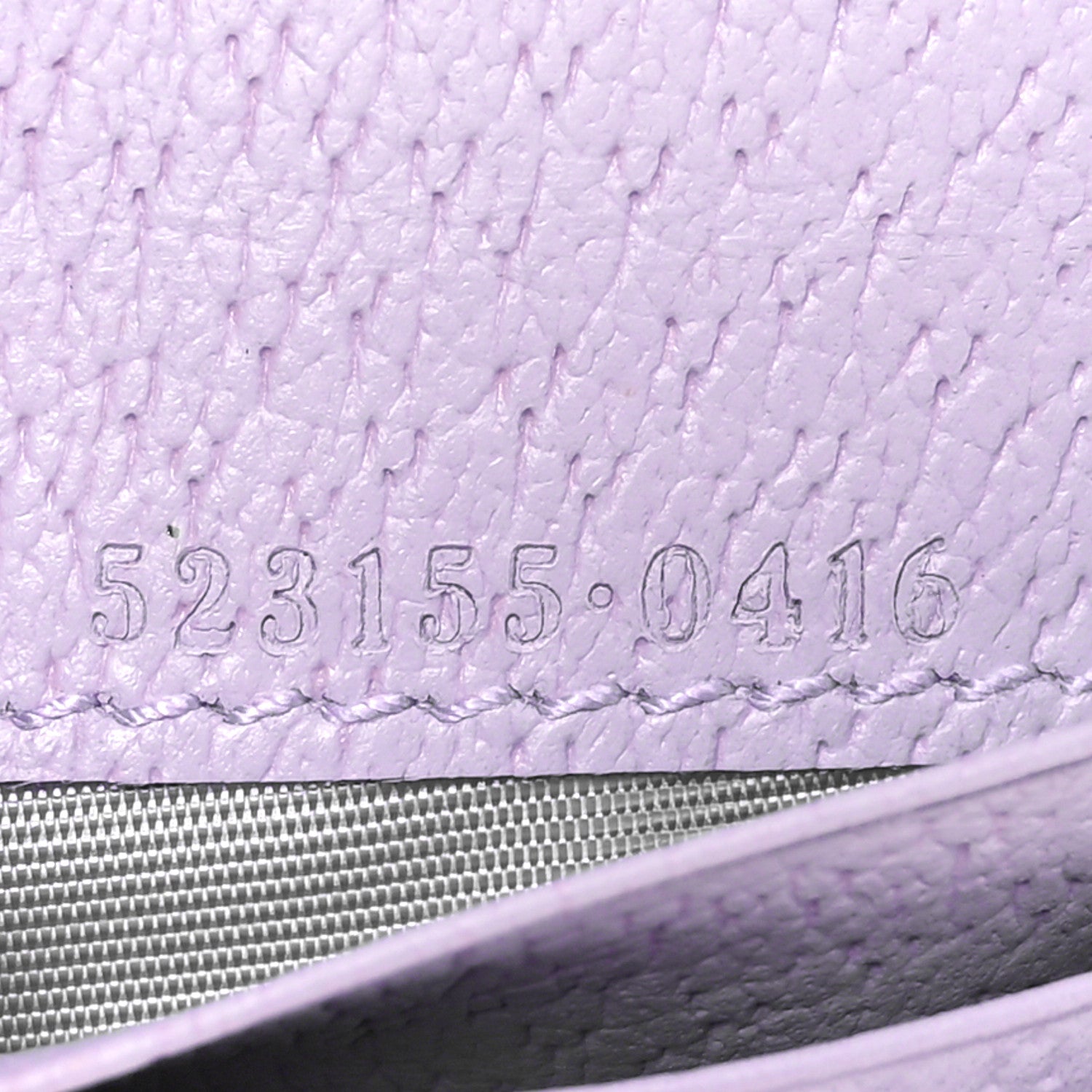 Gucci Monogram Jumbo GG Textured Dollar Calfskin Ophidia Card Case Beige Lapis 7 of 8