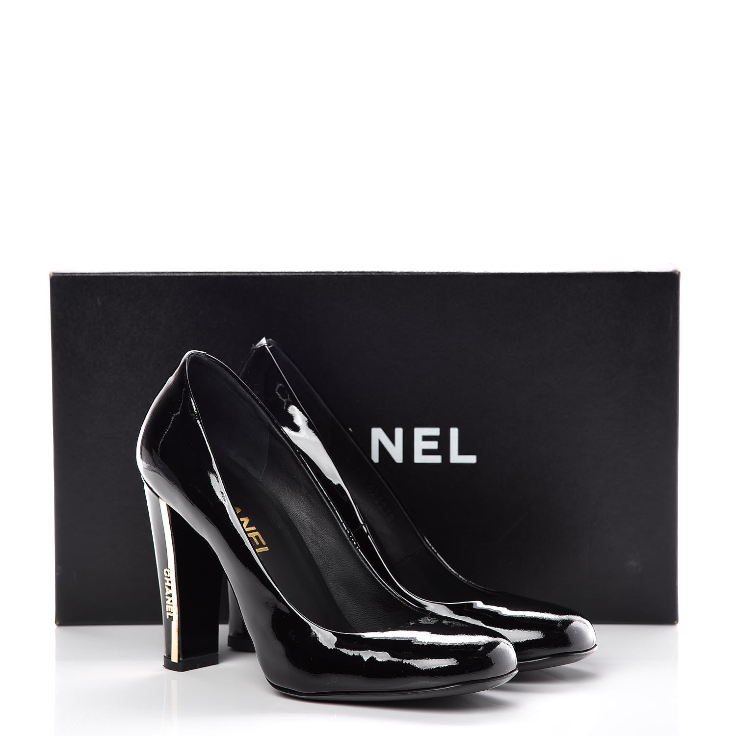 Chanel Patent Pumps 37 Black 14 of 14