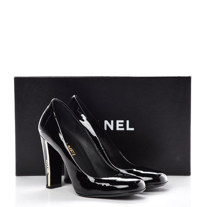 Chanel Patent Pumps 37 Black 14 of 14