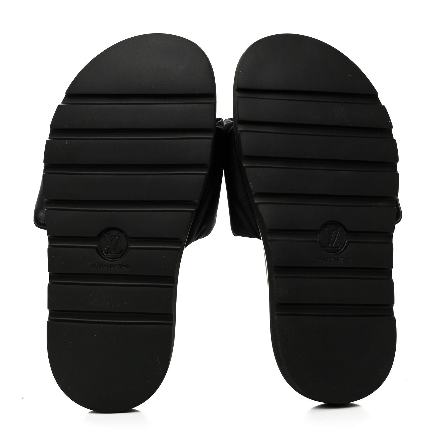 Louis Vuitton Nylon Monogram Womens Pool Pillow Comfort Mules 39 Black 5 of 8