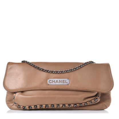 Chanel Lambskin Chain Flap Beige 1 of 20