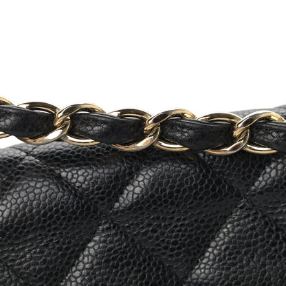 Chanel Caviar Quilted Jumbo Single Flap Black 14 of 18