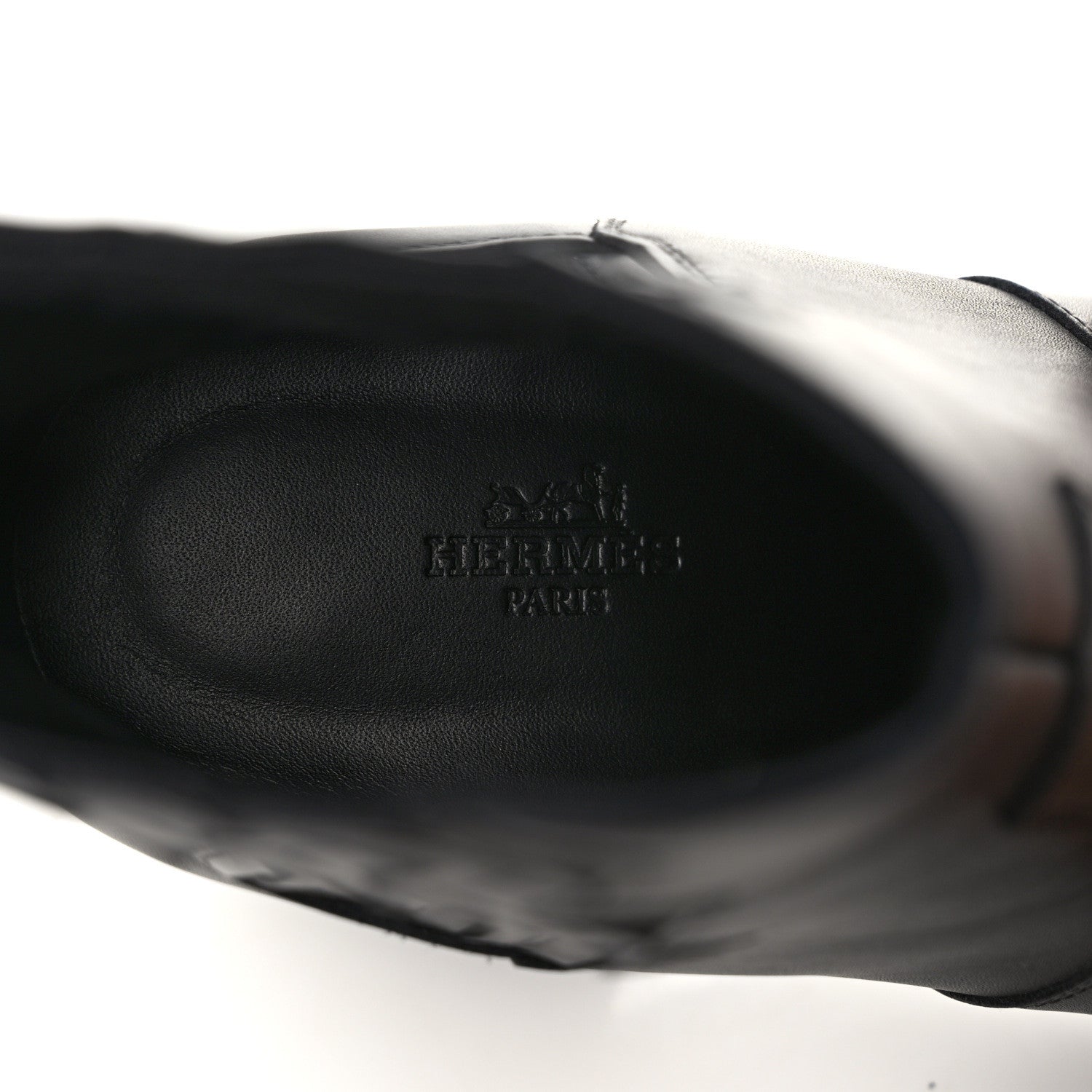 Hermes Calfskin Womens Vegas Ankle Boot 38 Black 7 of 8