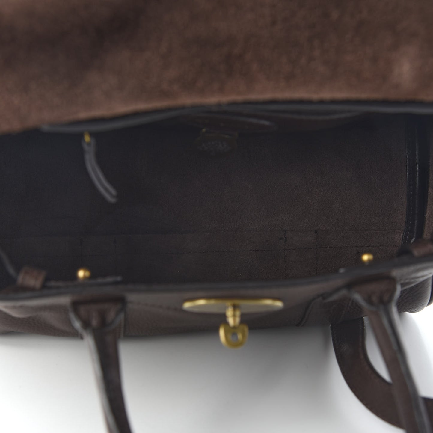 Natural Leather Small Bayswater Chocolate