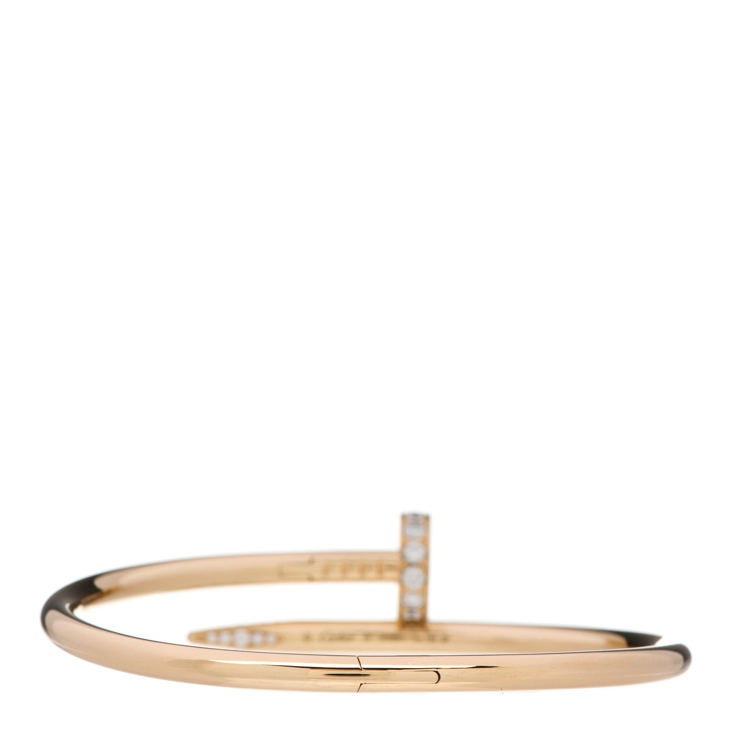 18K Yellow Gold Diamond Juste Un Clou Bracelet 16