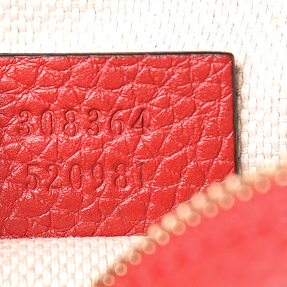 Gucci Pebbled Calfskin Small Soho Disco Bag Tabasco Red 9 of 10