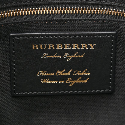 Burberry House Check Grainy Calfskin Small Canterbury Tote Pale Orchid 6 of 12