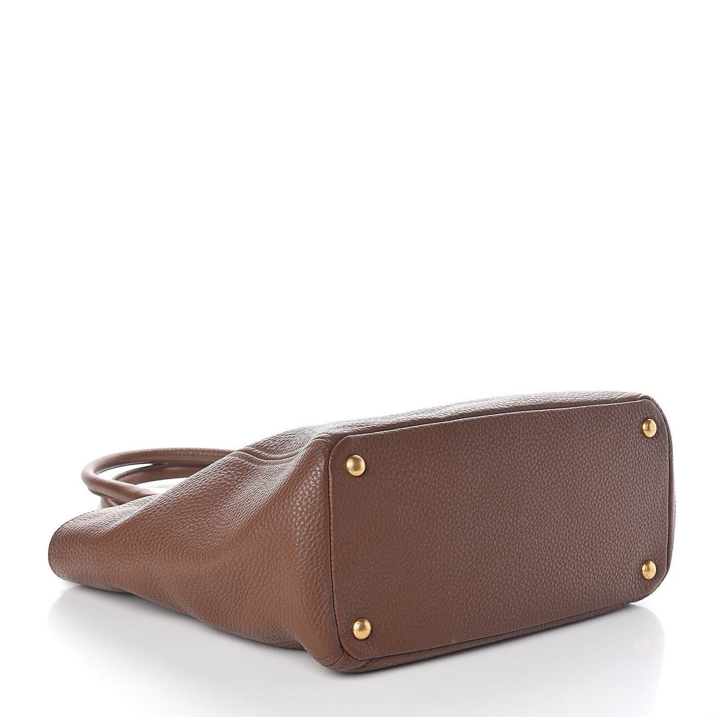 Vitello Daino Side Pocket Tote Palissandro