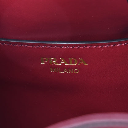Prada Saffiano Cuir Bucket Bag Cerise 8 of 8