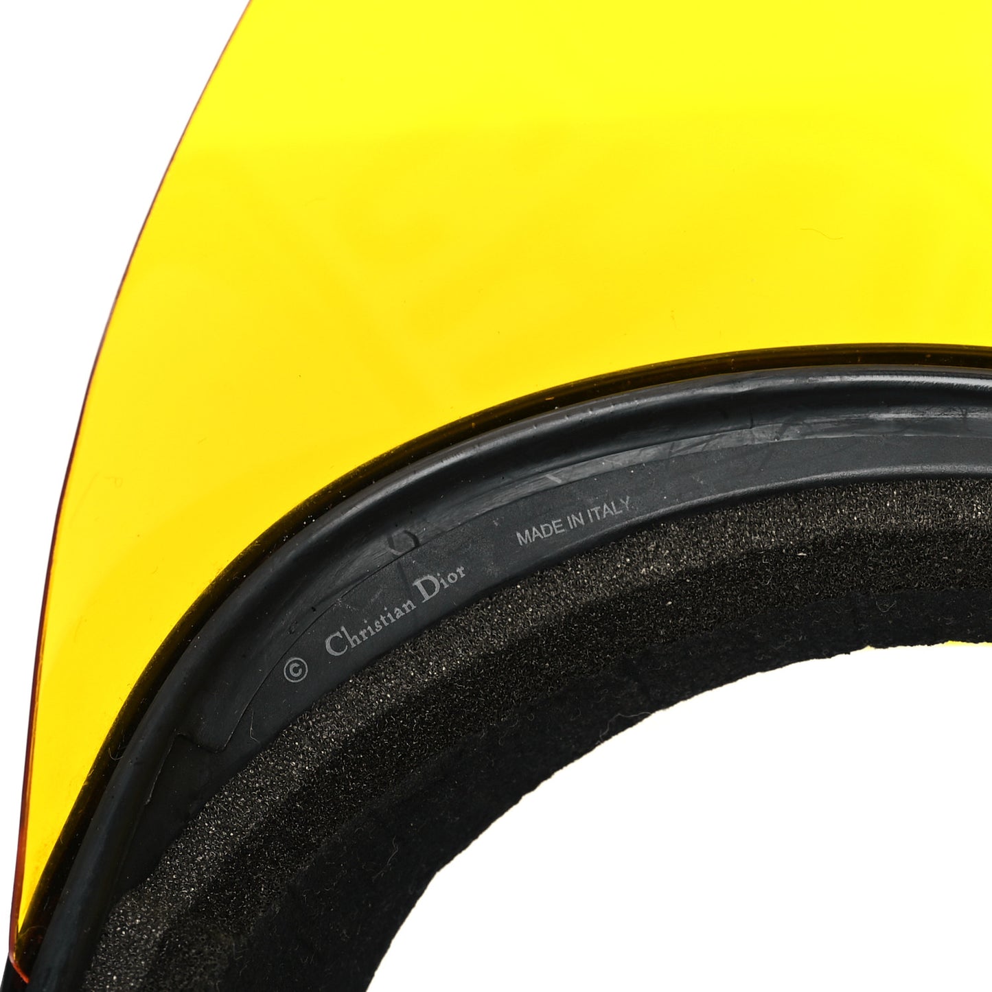 Acetate DiorClub1 Sun Visor Yellow