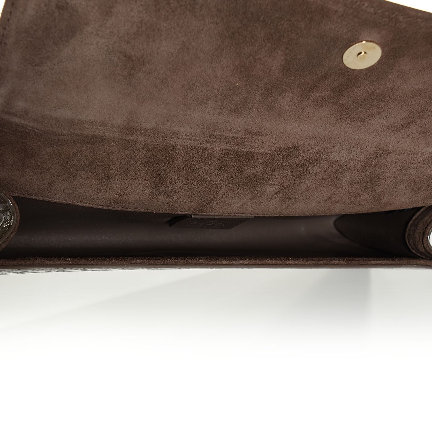 Gucci Patent Microguccissima Small Broadway Clutch Grey Field 5 of 8