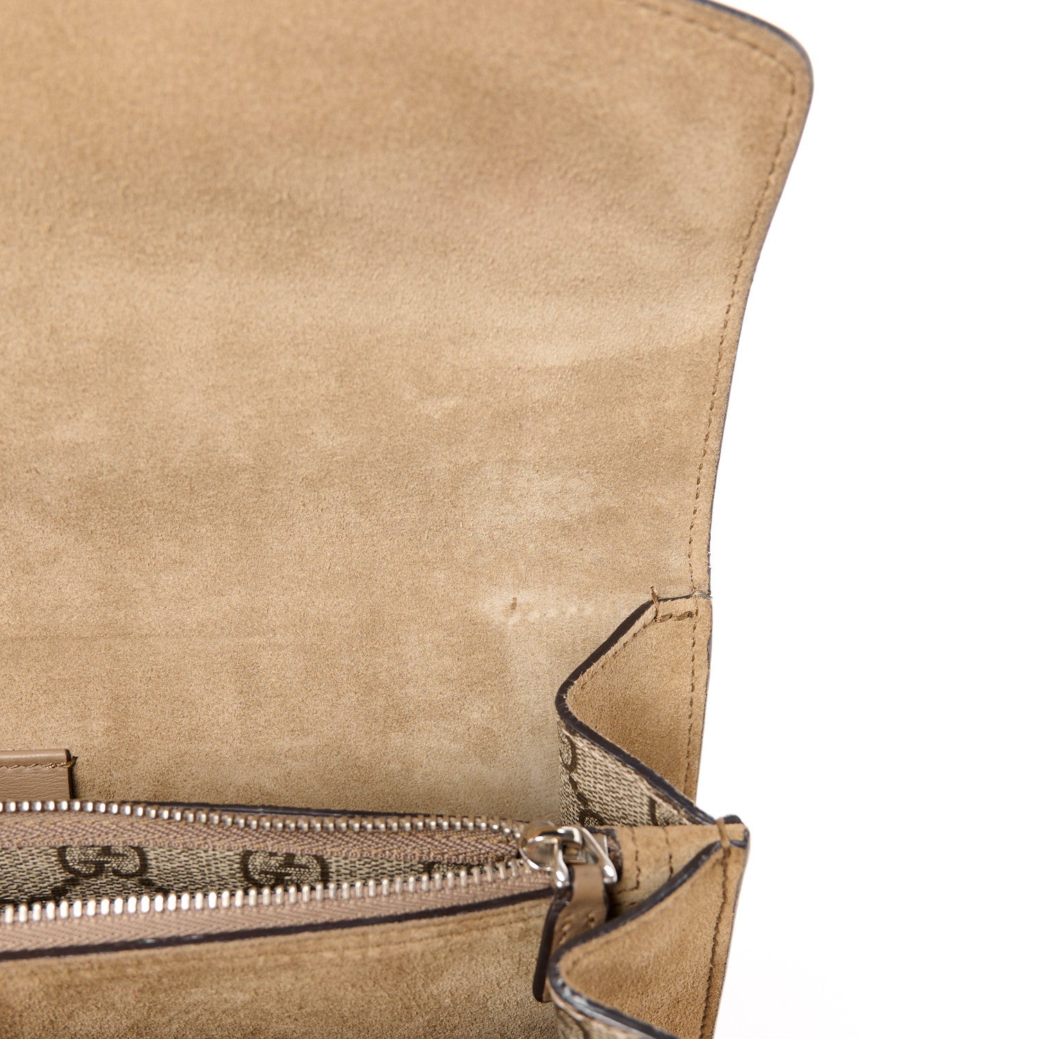 Gucci GG Supreme Monogram Small Dionysus Shoulder Bag Taupe 11 of 13