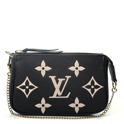 Louis Vuitton Empreinte Monogram Giant Mini Pochette Accessories Black 1 of 4