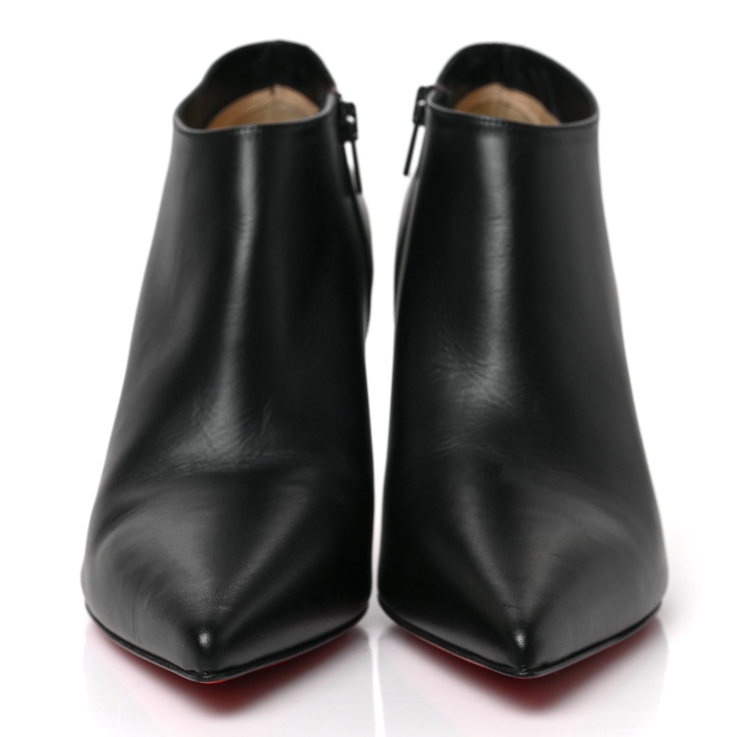 Calfskin Gorgona 85 Ankle Boots 41.5 Black