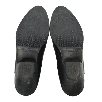Saint Laurent Calfskin Brit Souple Ankle Boots 38 Black 6 of 9