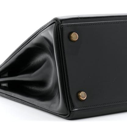 Hermes Box Kelly Retourne 32 Black 9 of 10