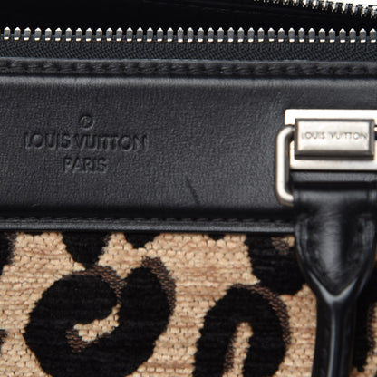 Louis Vuitton Jacquard Velvet Leopard Print Stephen Sprouse Speedy 8 of 11