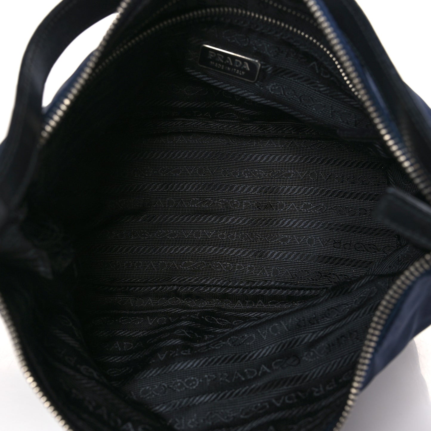 Tessuto Nylon Vitello Hobo Navy