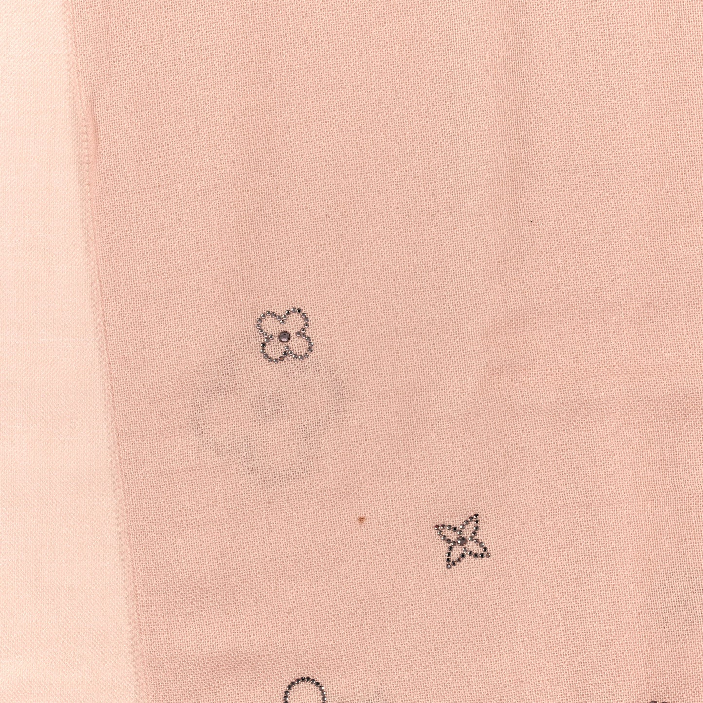 Cashmere Swarovski Crystal Monte Carlo Stole Rose Pale