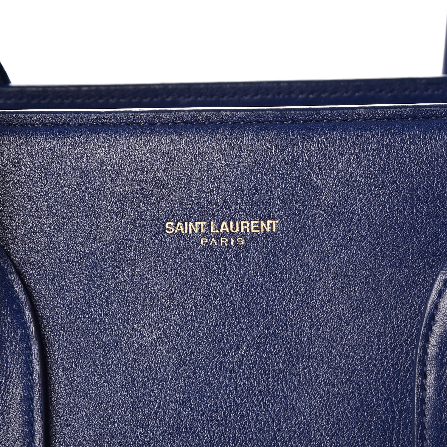 Saint Laurent Calfskin Large Sac De Jour Carryall Blue 9 of 9