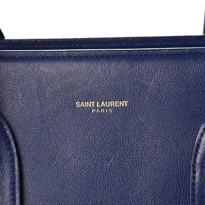 Saint Laurent Calfskin Large Sac De Jour Carryall Blue 9 of 9