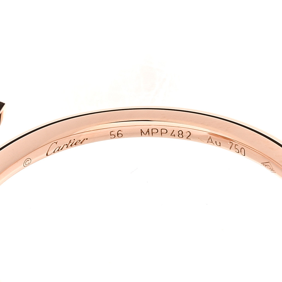 18K Pink Gold Small Juste Un Clou Ring 56 7.5
