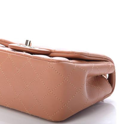 Chanel Lambskin Quilted Mini Square Flap Brown 9 of 10
