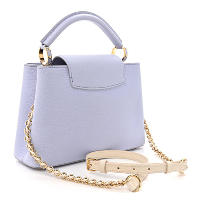 Louis Vuitton Taurillon Braided Chain Capucines BB Iris Creme 3 of 10