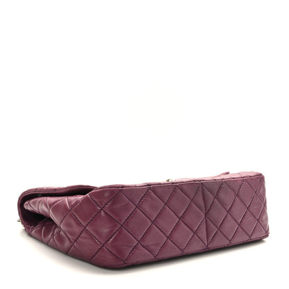Chanel Lambskin Quilted Jumbo Single Flap Purple 4 of 9