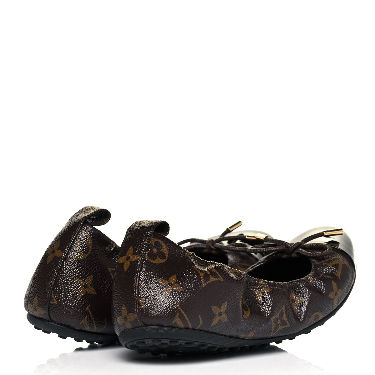 Monogram Flirty Ballerina Flats 40 Black
