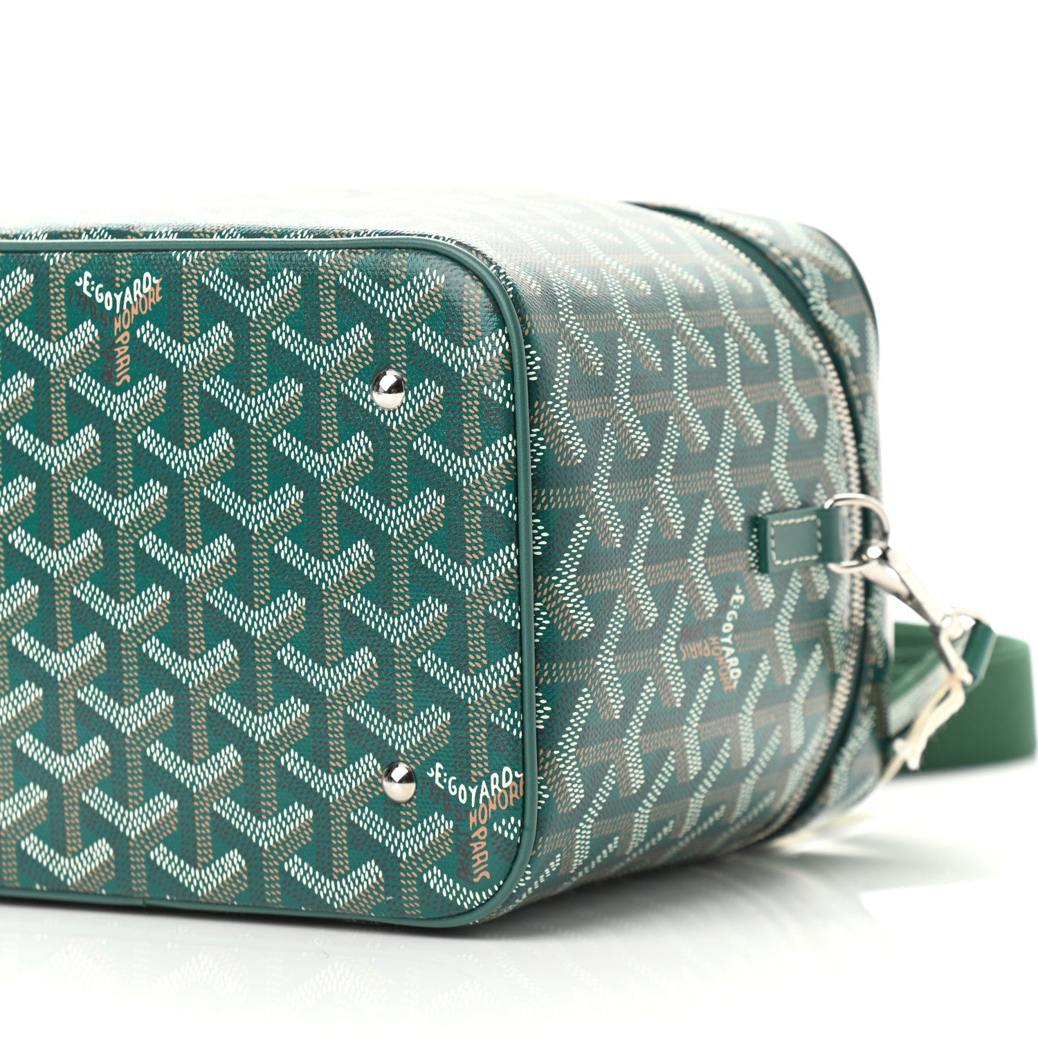 Goyard Goyardine Muse Vanity Case Green 1076339 – FASHIONPHILE