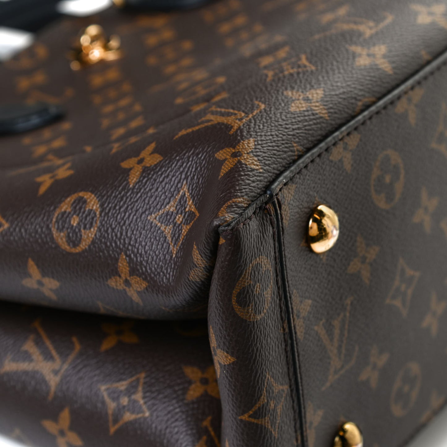 Monogram Flower Tote Black