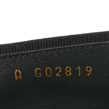 Chanel Suede Metallic Goatskin Cap Toe Ballerina Flats 38 Black Gold 9 of 10