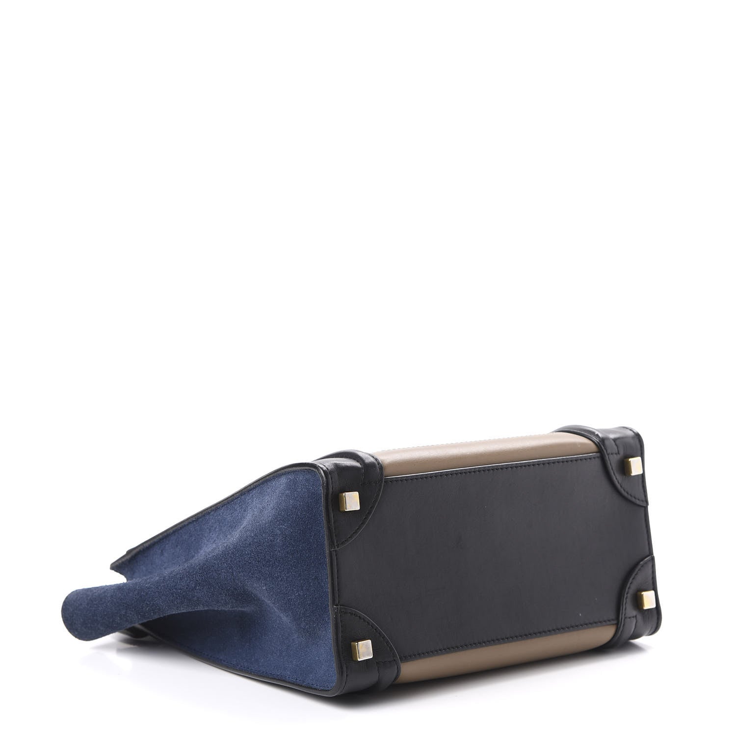 Celine Smooth Calfskin Micro Tri-Color Luggage Dune 4 of 9