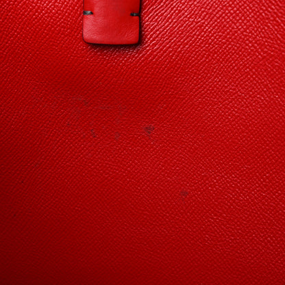 Christian Louboutin Calfskin Spikes East West Cabata Tote Charbon 17 of 28