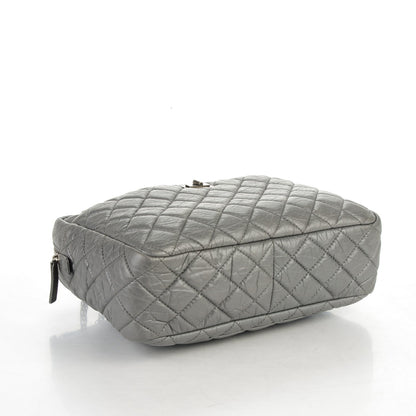 Chanel Aged Calfskin Quilted Large Reissue Camera Case Grey 4 of 7