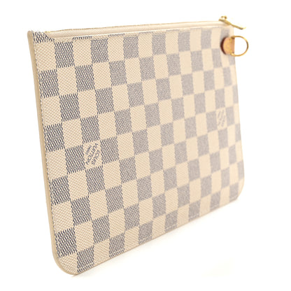 Louis Vuitton Damier Azur Neverfull MM GM Pochette 3 of 7