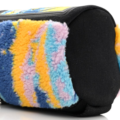 Loewe Neoprene Wool Camouflage Eye/LOEWE/Nature Chalk Drawstring Bag Black Multicolor 9 of 10