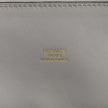 Hermes Taurillon Clemence Bolide 31 Bleu Pale 6 of 13