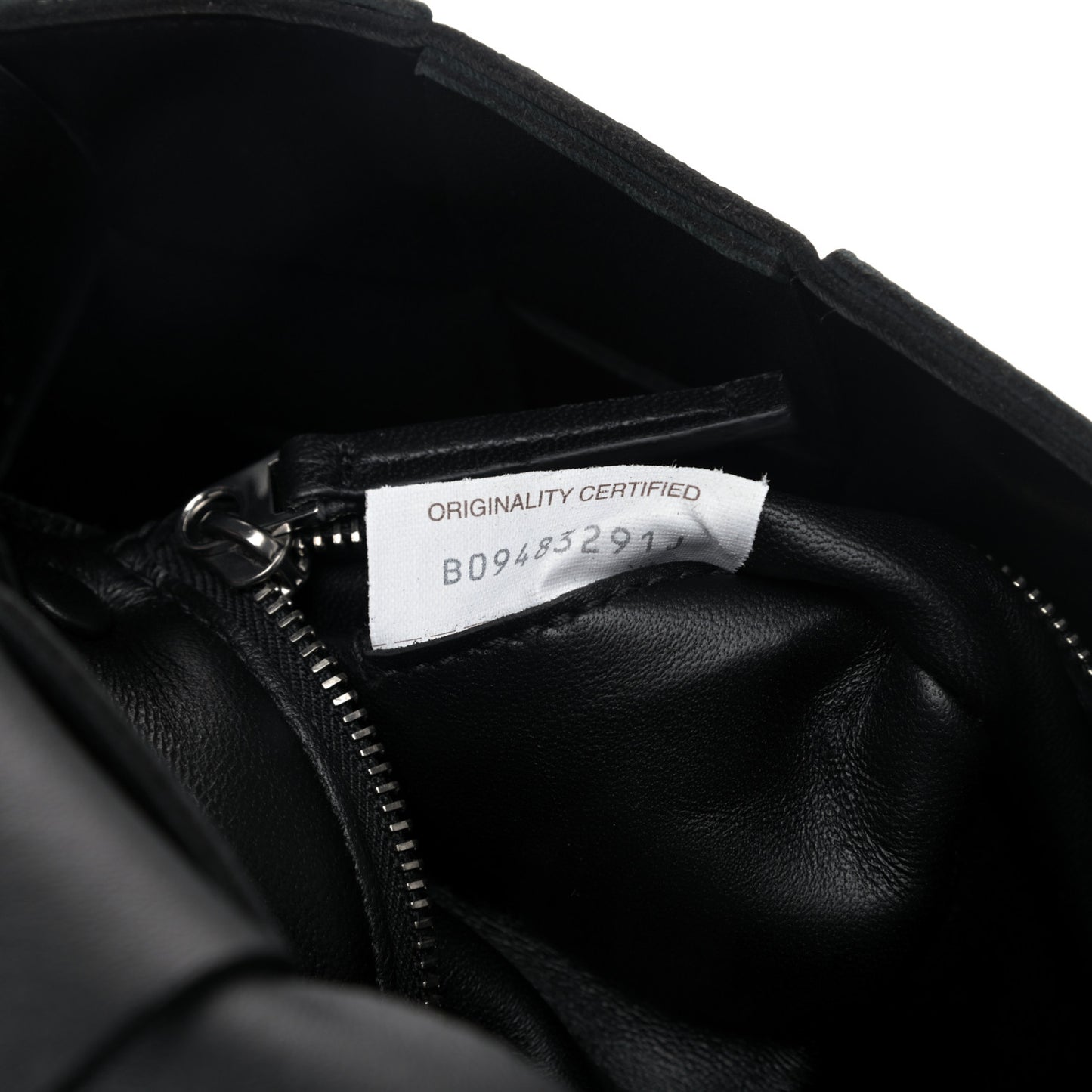 Lambskin Maxi Intrecciato Cassette Crossbody Bag Black