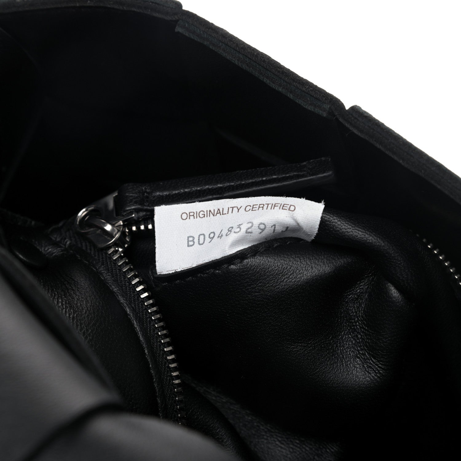 Bottega Veneta Lambskin Maxi Intrecciato Cassette Crossbody Bag Black 8 of 8
