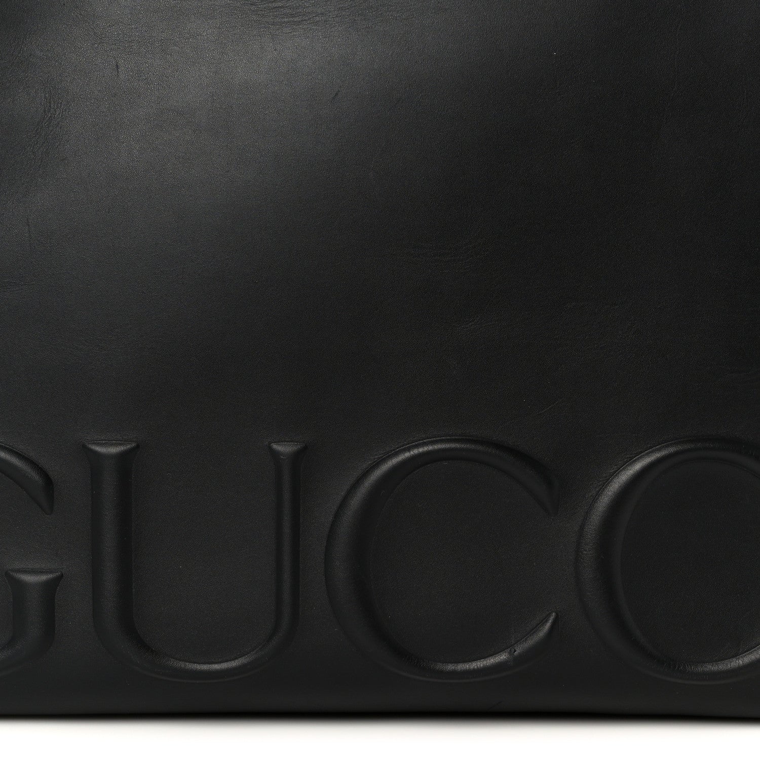 Gucci Calfskin Embossed Medium XL Tote Black 8 of 11