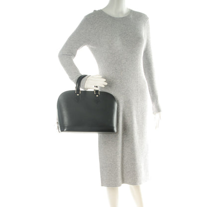 Louis Vuitton Epi Alma PM Black 2 of 7