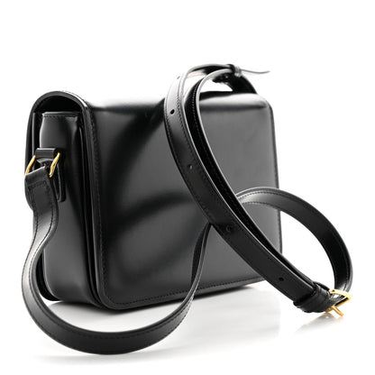 Celine Shiny Calfskin Teen Triomphe Black 3 of 12